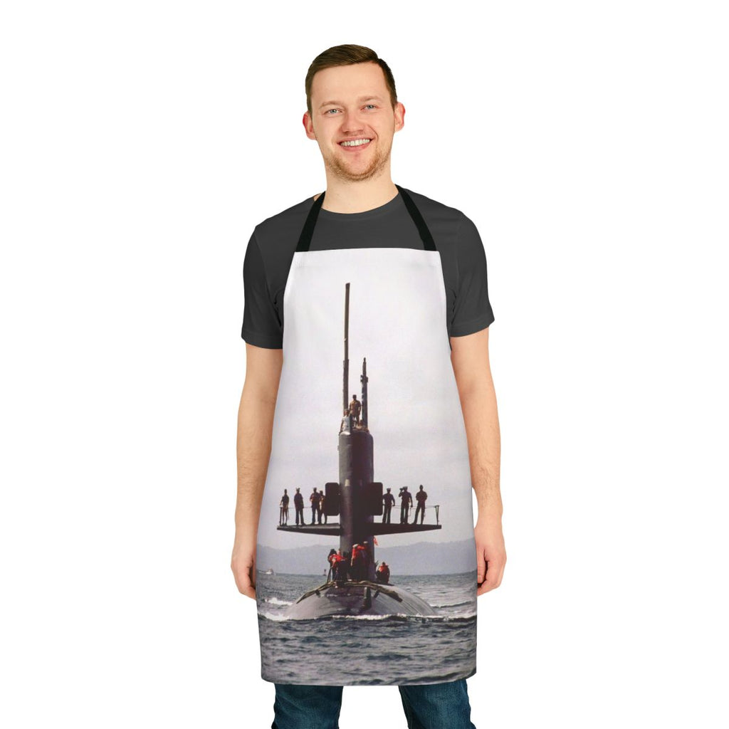 USS Scamp Submarine Apron with Ship's Store Logo