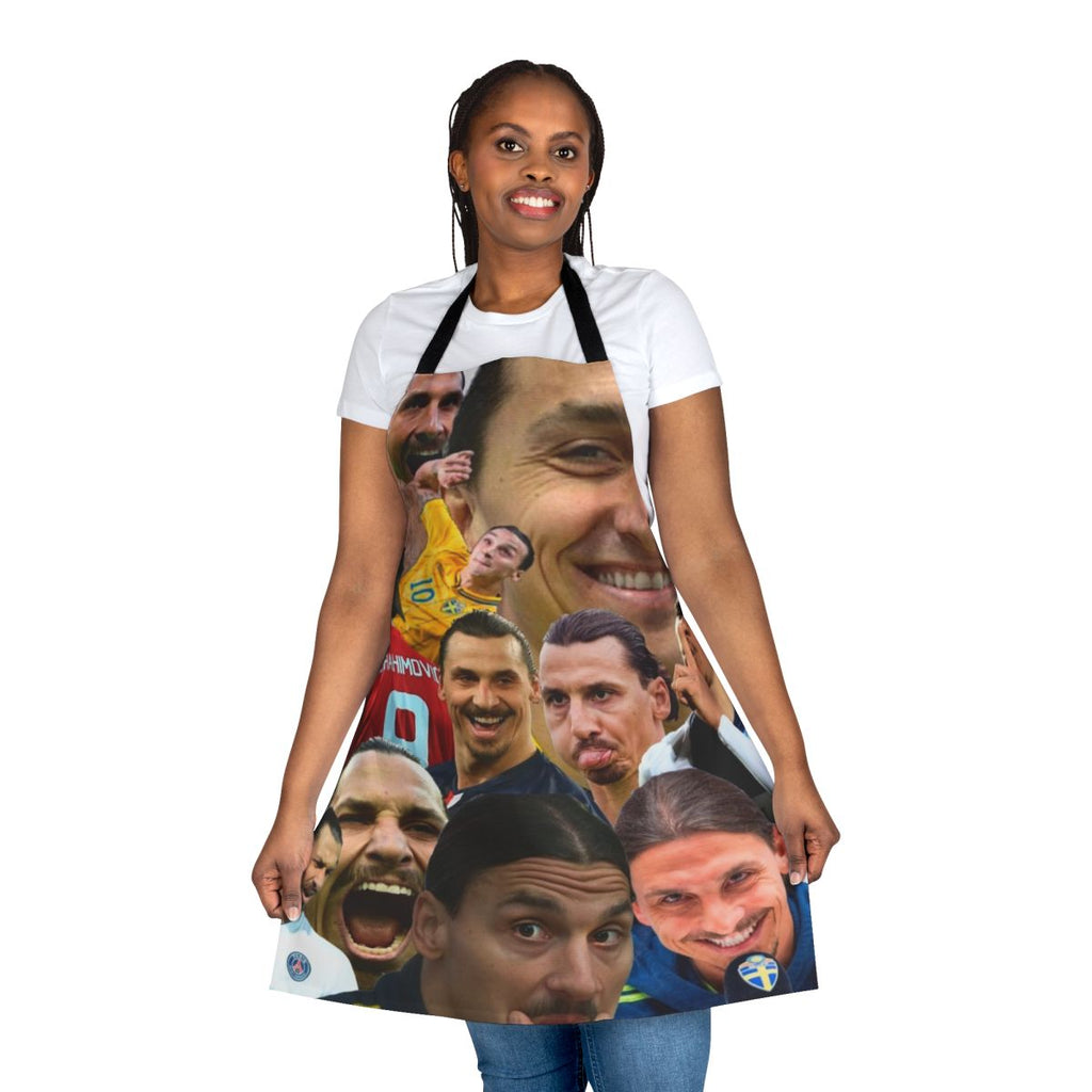Zlatan Ibrahimovic soccer star inspired apron with customizable options
