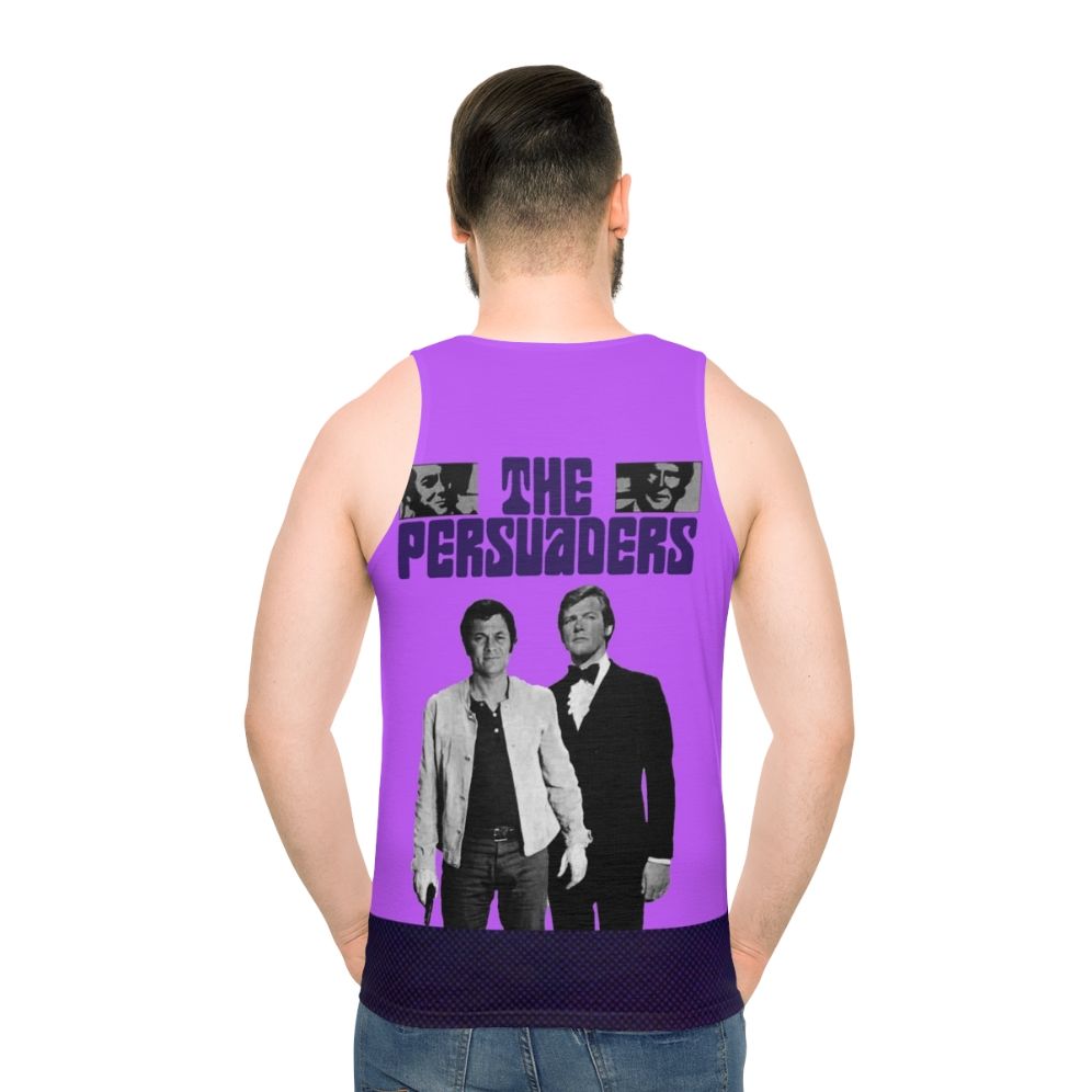 Persuasive unisex tank top with The Persuaders 2 graphic