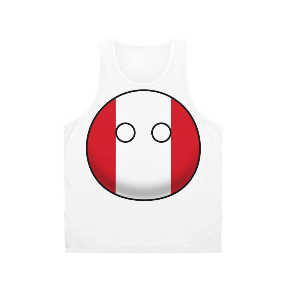 Peru Countryball Unisex Tank Top