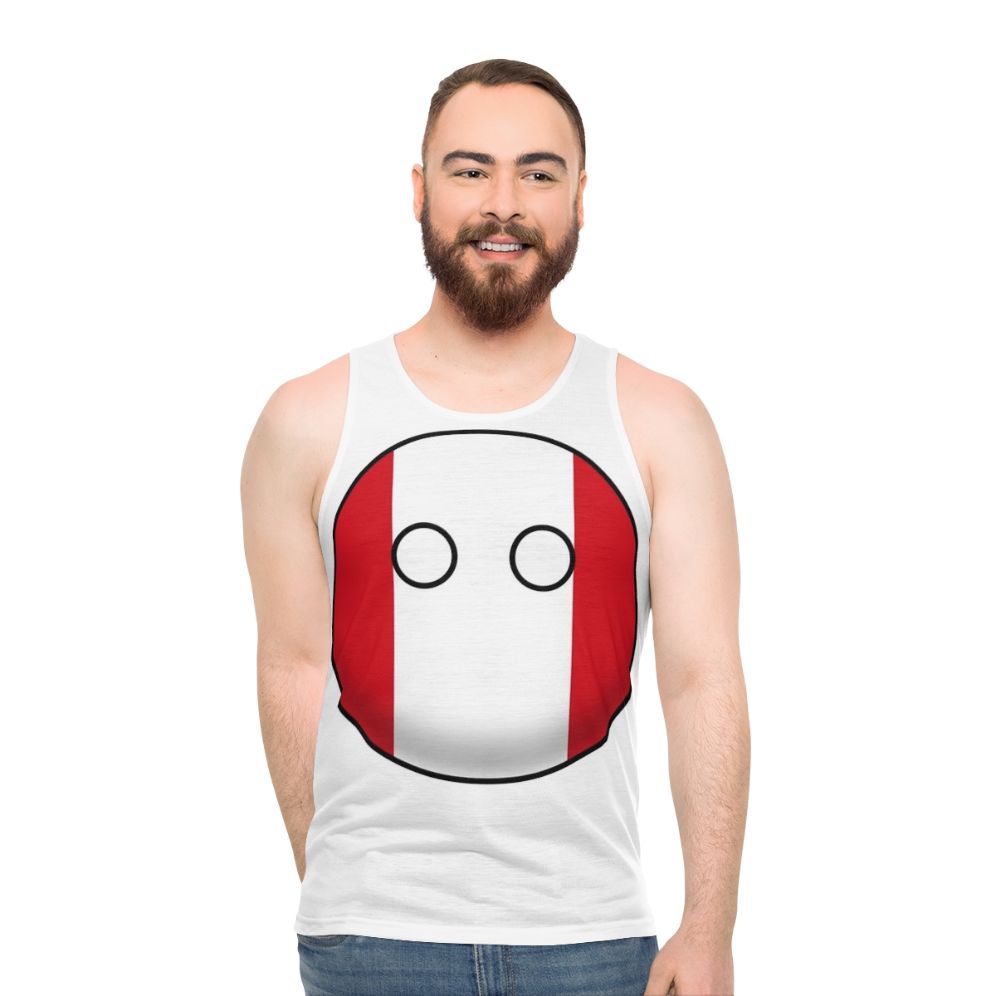 Peru Countryball Unisex Tank Top