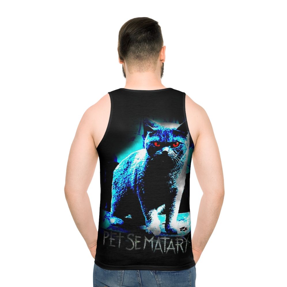 Pet Sematary Unisex Tank Top featuring a spooky horror graphic