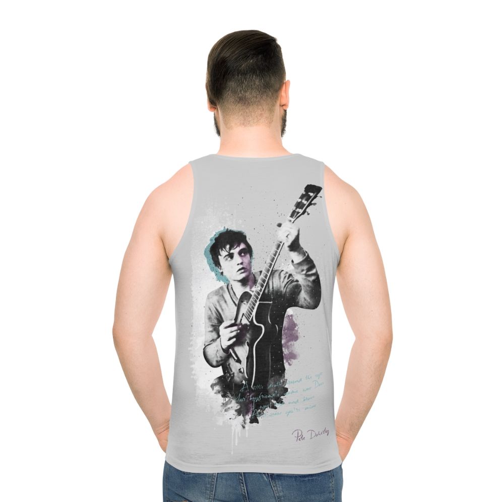 Pete Doherty Unisex Tank Top with Impressionist Art Portrait