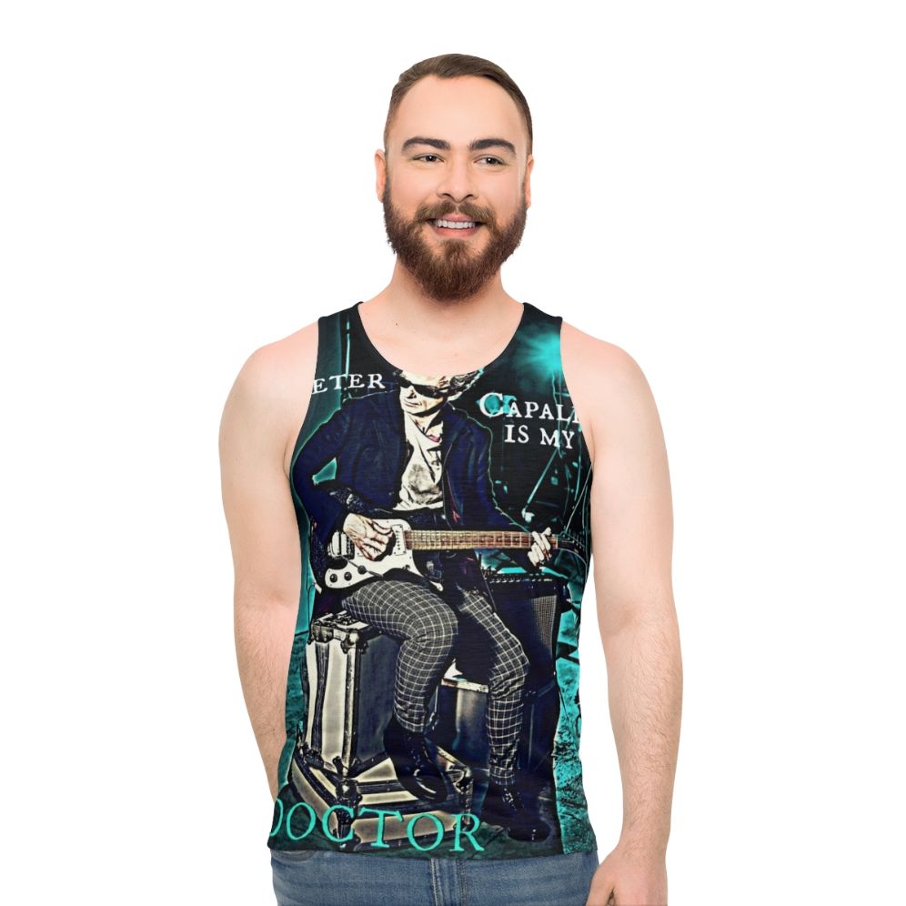 Peter Capaldi Unisex Tank Top for Doctor Who Fans