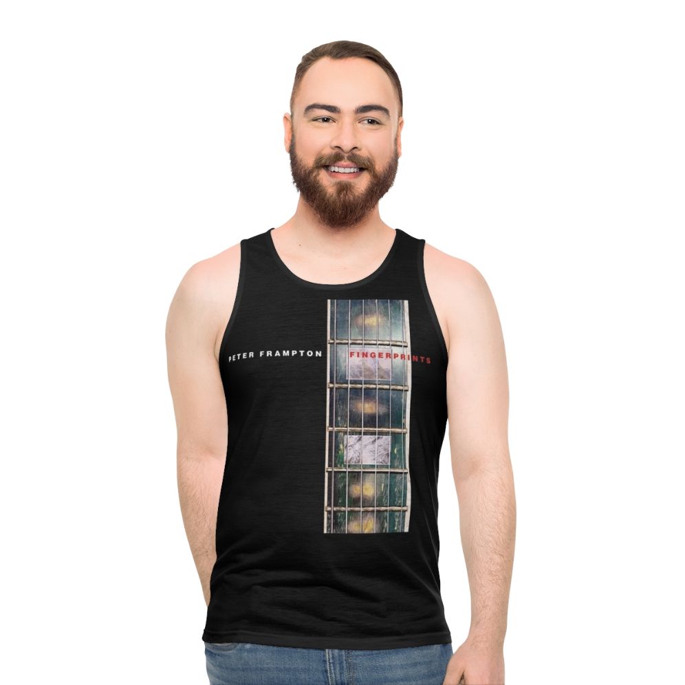 Peter Frampton Unisex Tank Top with Iconic Fingerprints Album Cover