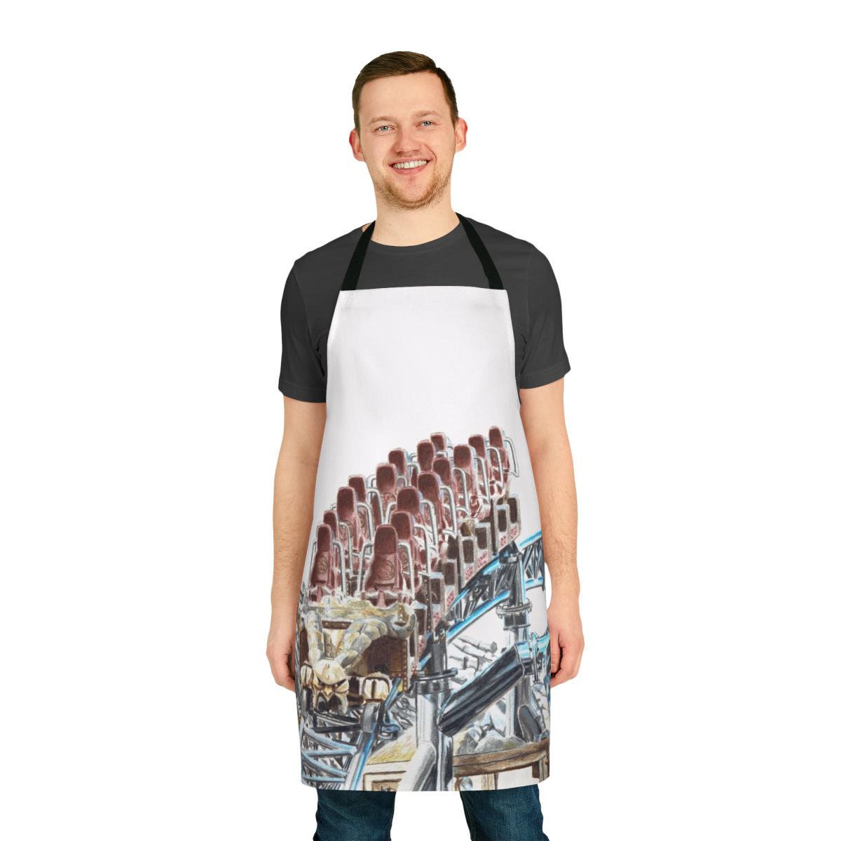 Apron featuring the Taron roller coaster at Phantasialand theme park in Germany