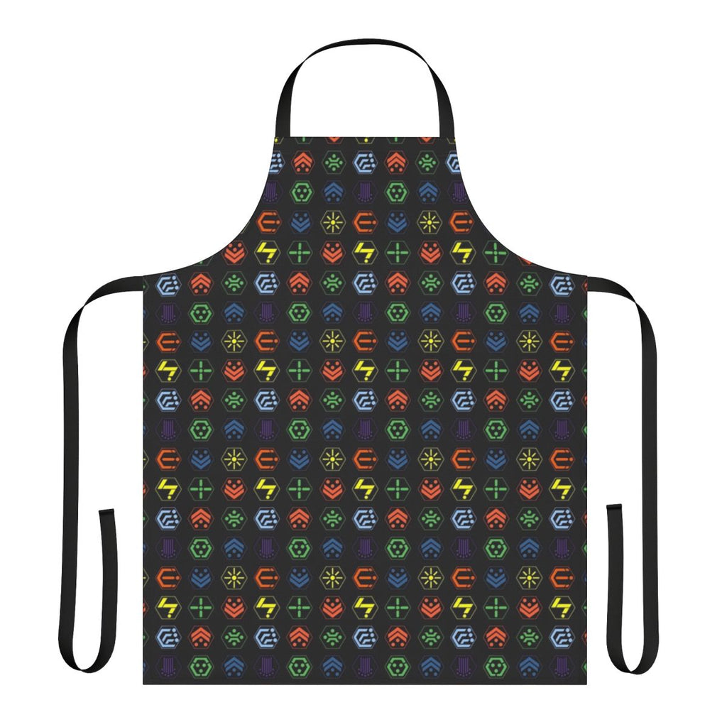 Phantasy-Inspired Apron featuring Foie, Zonde, Barta, Ryuker, and Resta Magic Spells