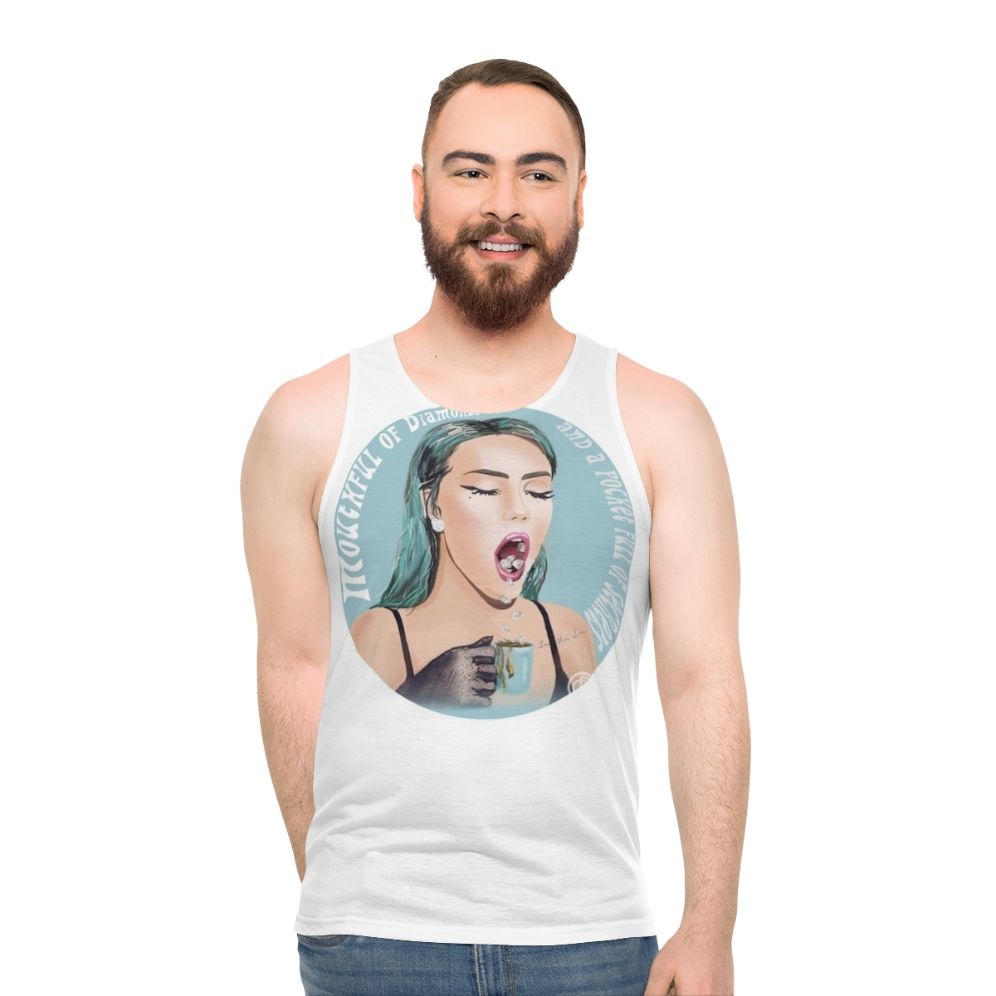 Phantogram Mouthful of Diamonds Unisex Tank Top