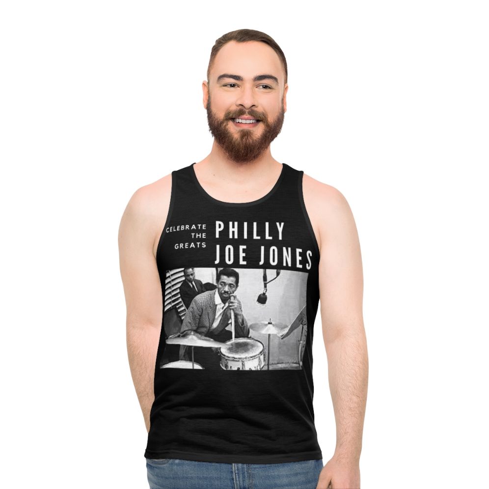 Philly Joe Jones Jazz Drummer and Musician Unisex Tank Top