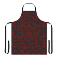 Apron featuring portraits and names of famous philosophers like Aristotle, Descartes, and Kant