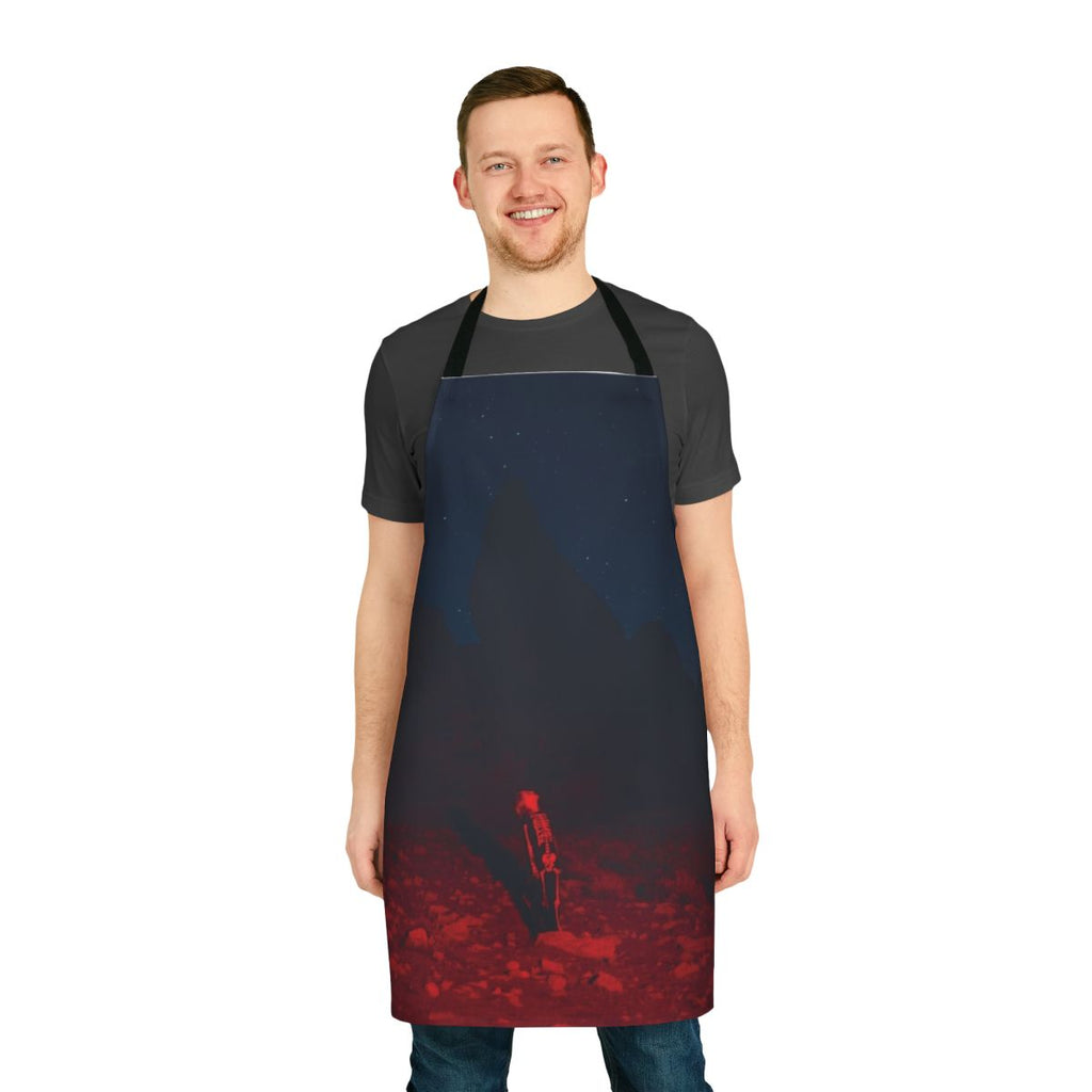 Apron featuring the album cover art for Phoebe Bridgers' "Punisher" album