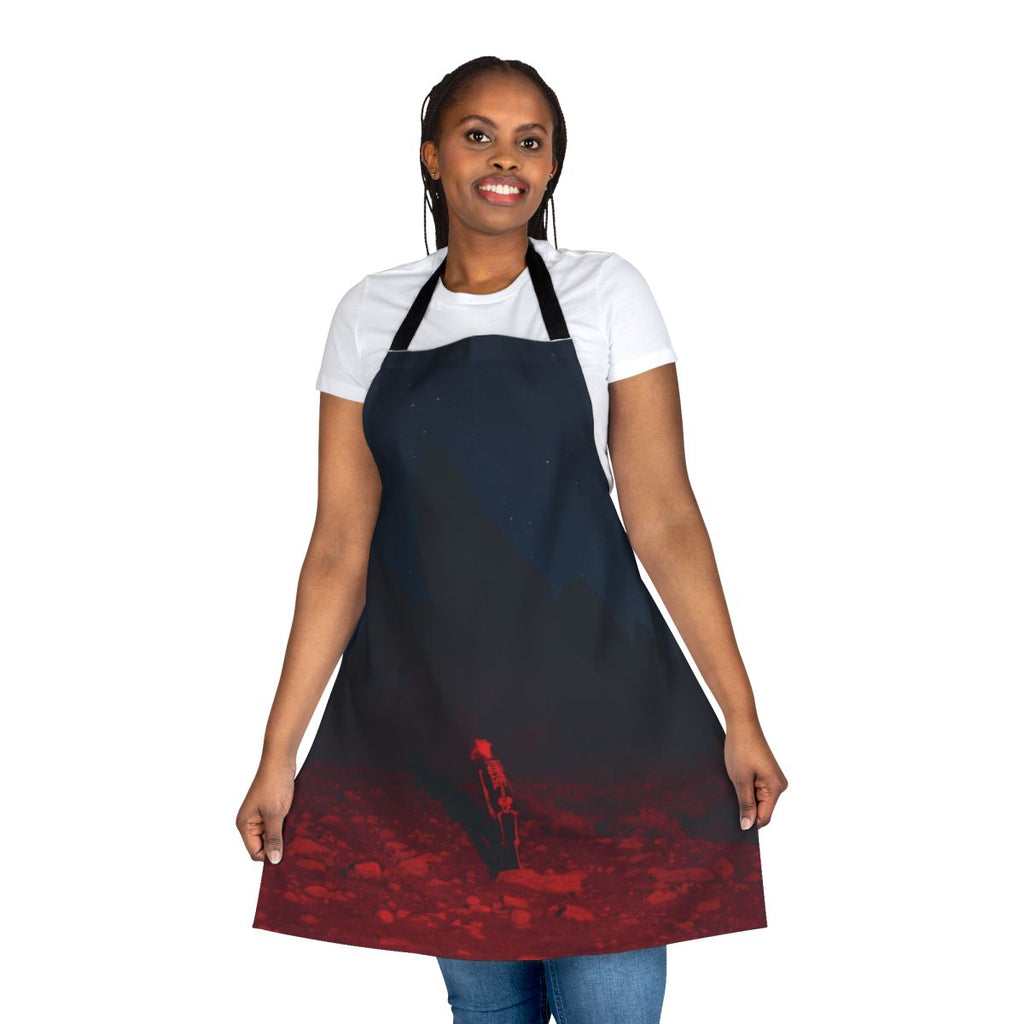 Apron featuring the album cover art for Phoebe Bridgers' "Punisher" album