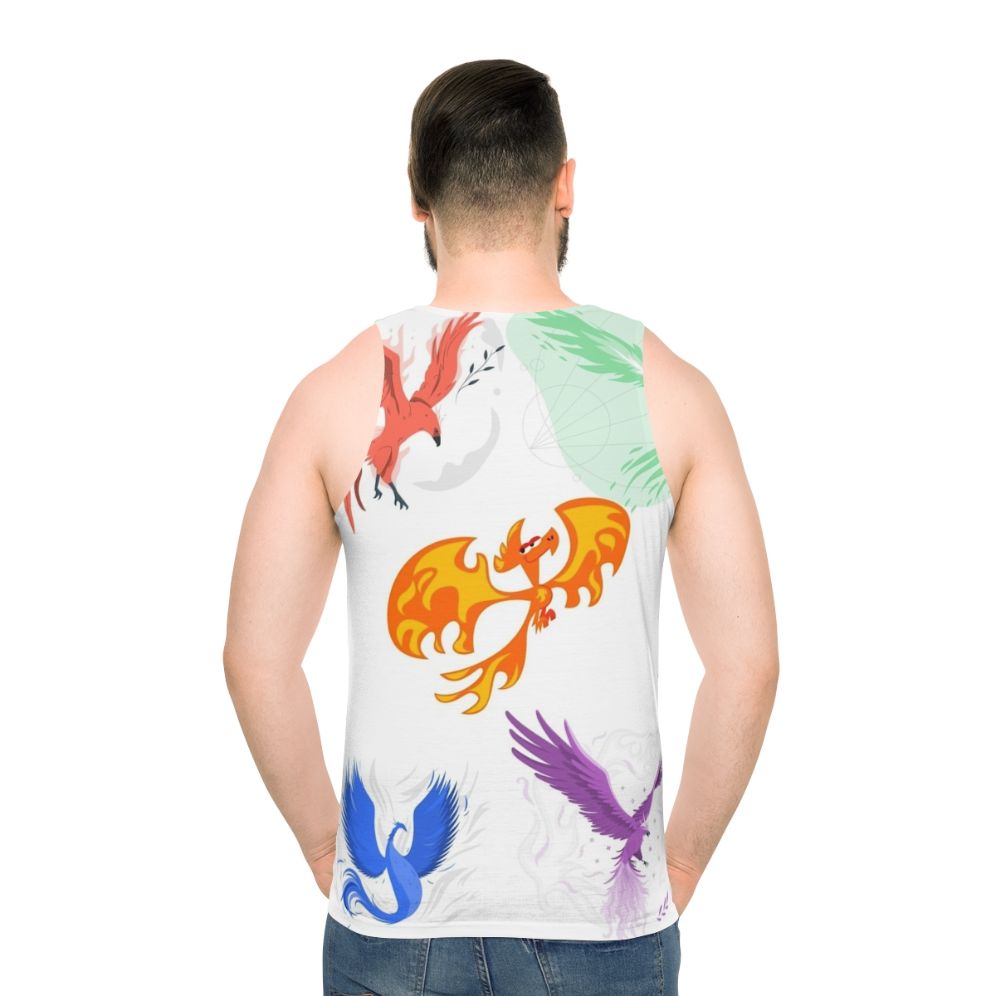 Phoenix legendary animal unisex tank top