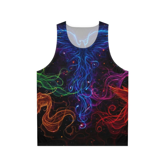 Unisex Phoenix Tank Top with Filk Music Inspired Design