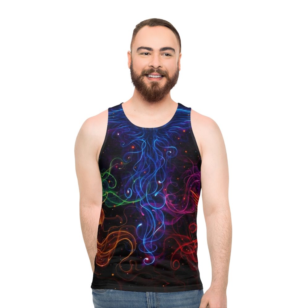 Unisex Phoenix Tank Top with Filk Music Inspired Design