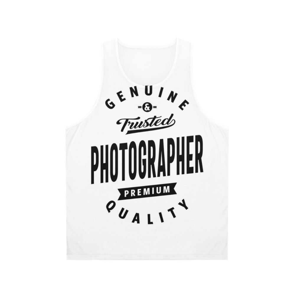 Photographer Gifts Unisex Photography Tank Top