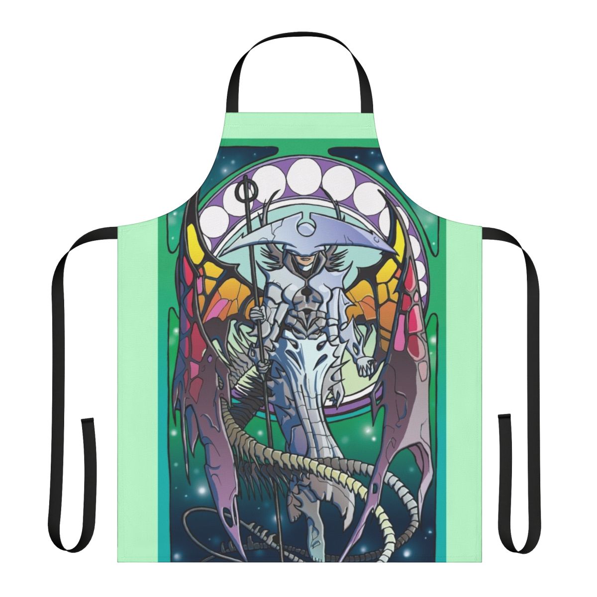 Atraxa Commander Apron with Phyrexian Art Nouveau Style Artwork