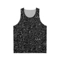 Physics Equations Unisex Black Tank Top