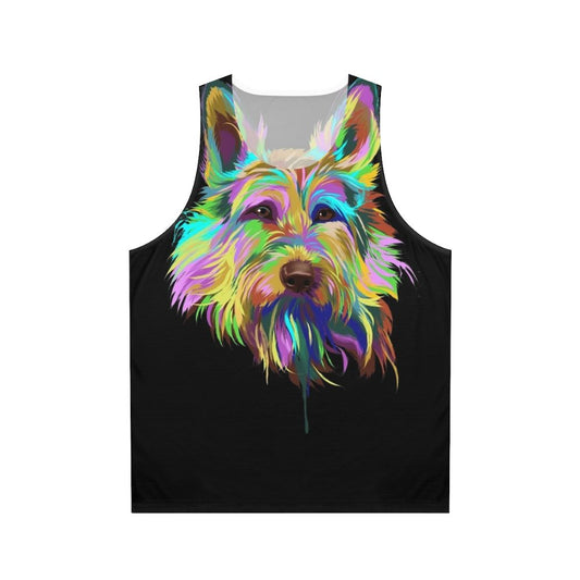 Picardy shepherd dog breed splash unisex tank top