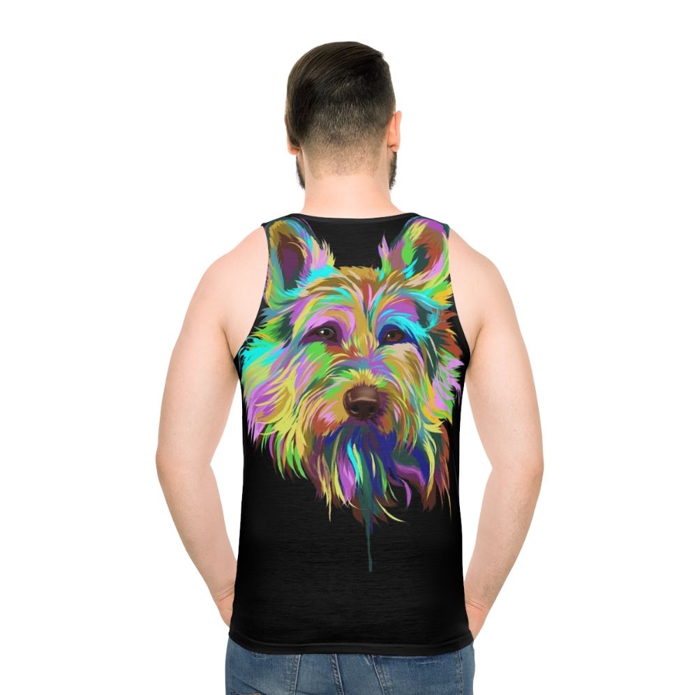 Picardy shepherd dog breed splash unisex tank top