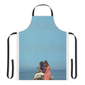 Pierrot le Fou themed apron with Nouvelle Vague film imagery