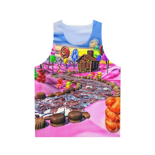 Pink Candyland Unisex Tank Top
