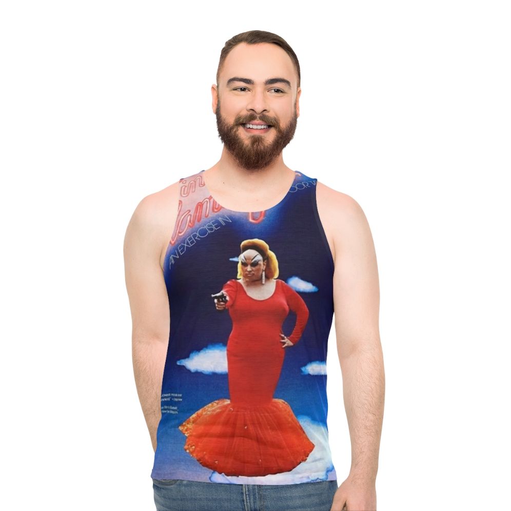 Unisex Pink Flamingos Tank Top featuring John Waters cult classic movie