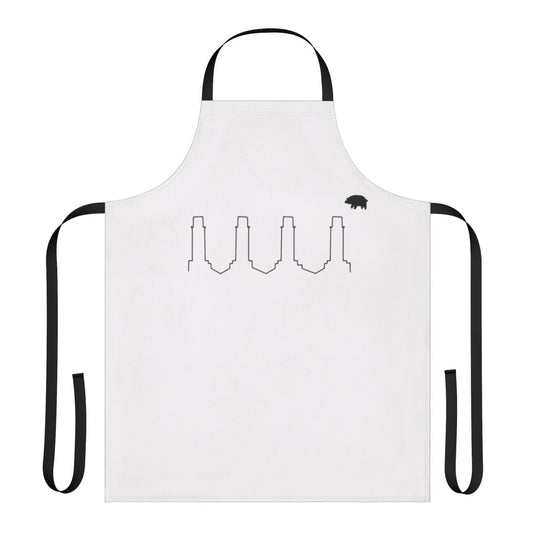Pink Floyd Inspired Apron with Pigs On The Wing Design
