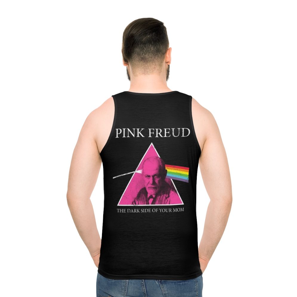 Pink Freud Unisex Tank Top with Dark Side of the Moon Design