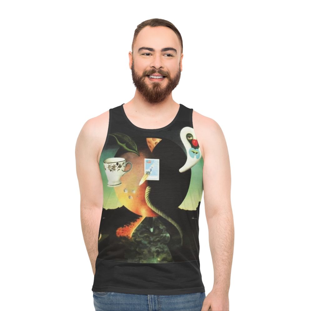 Pink Moon Unisex Tank Top with Nick Drake Inspired Design