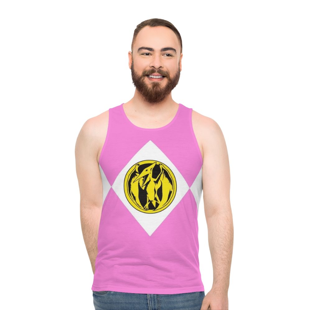 Pink Ranger Dinosaur Power Rangers Unisex Tank Top