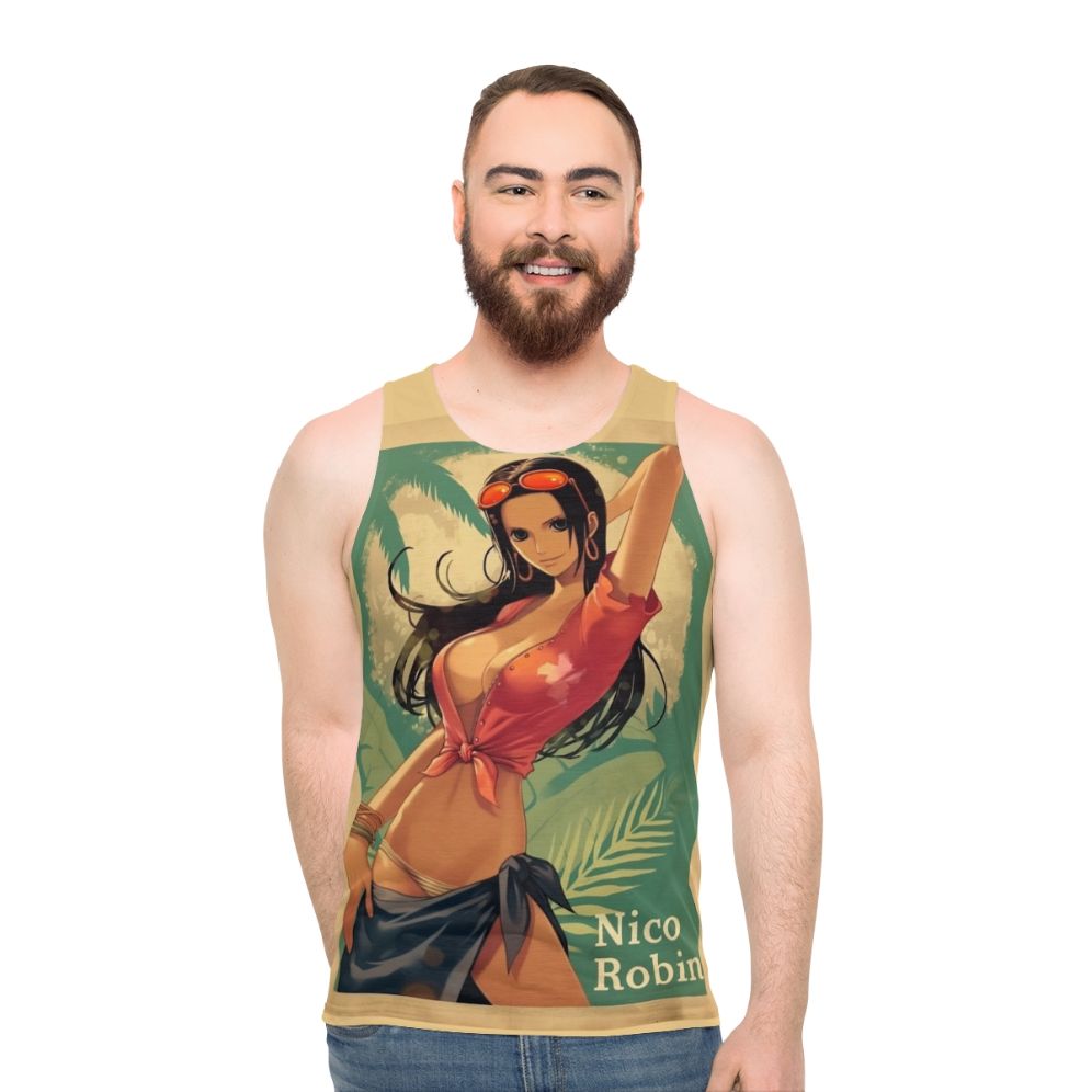 Pinup Anime Nico Robin Devil Child Unisex Tank Top