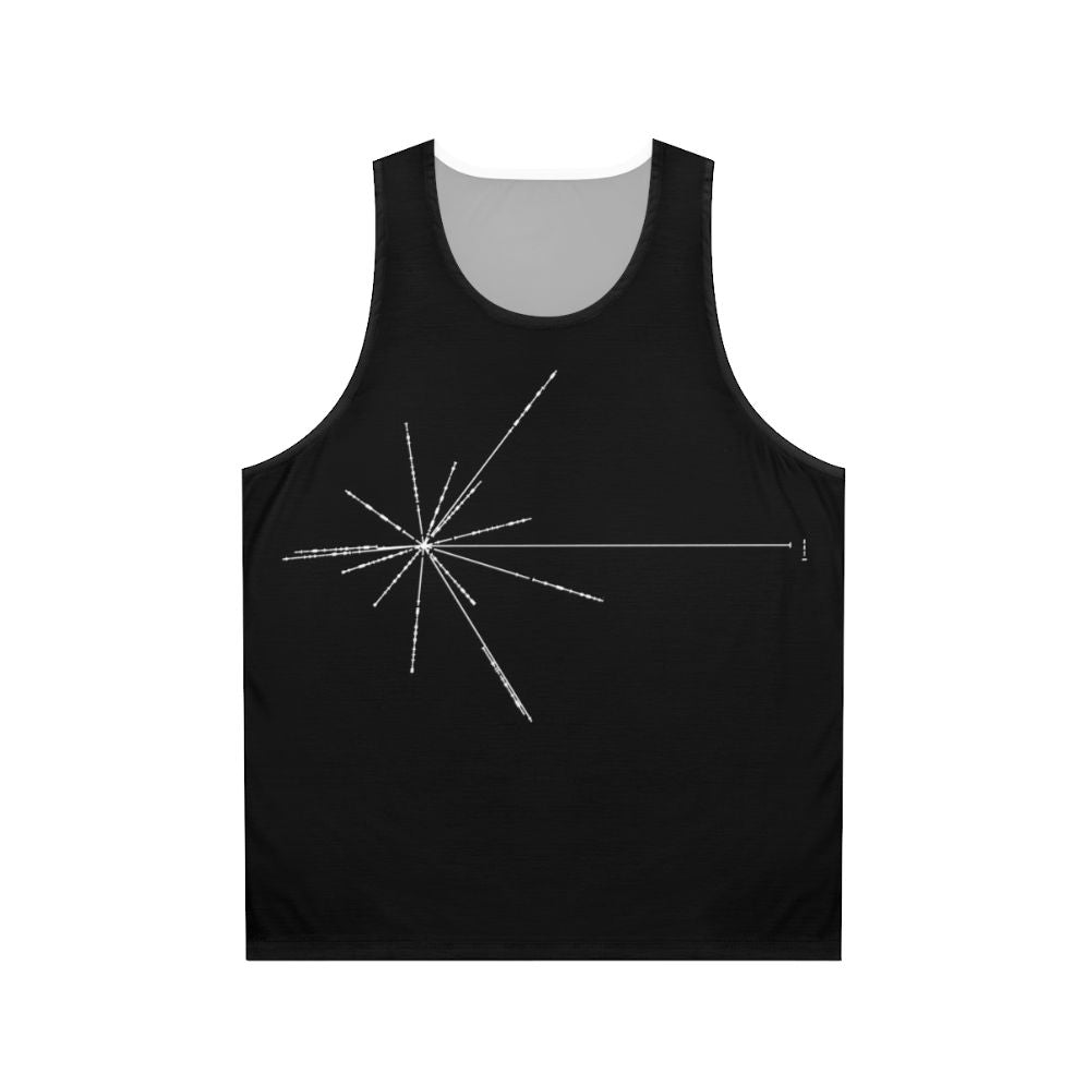 Pioneer Voyager Pulsar Map Unisex Space Tank Top