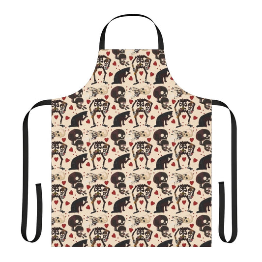 Our Flag Means Death inspired apron featuring the show's logo and characters