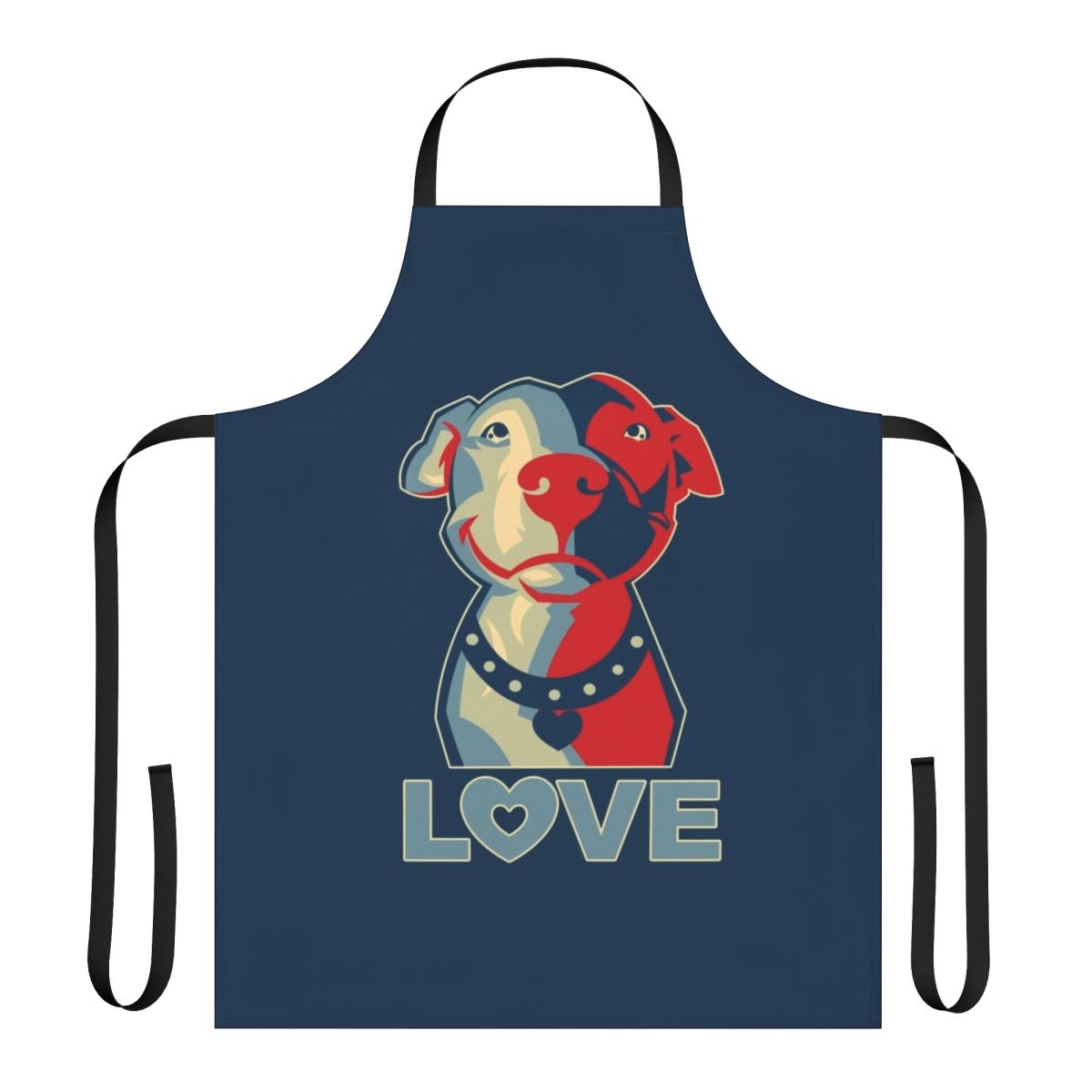 Pit bull design apron for dog lovers