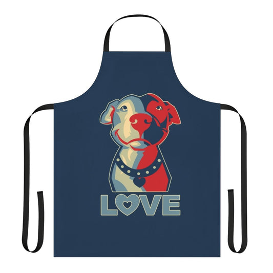 Pit bull design apron for dog lovers