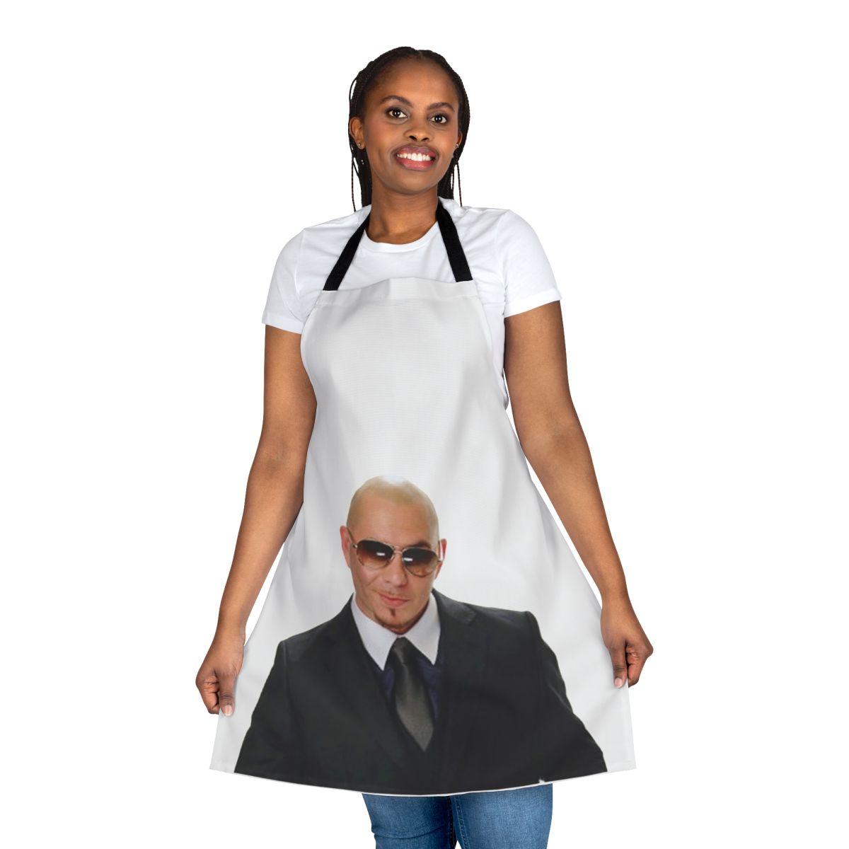 Pitbull-Inspired Kitchen Apron with Edgy and Humorous Design