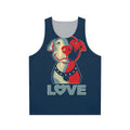 Pitbull lover unisex tank top