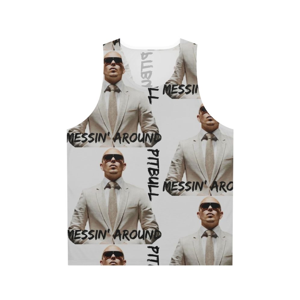 Pitbull Messin Around Unisex Tank Top