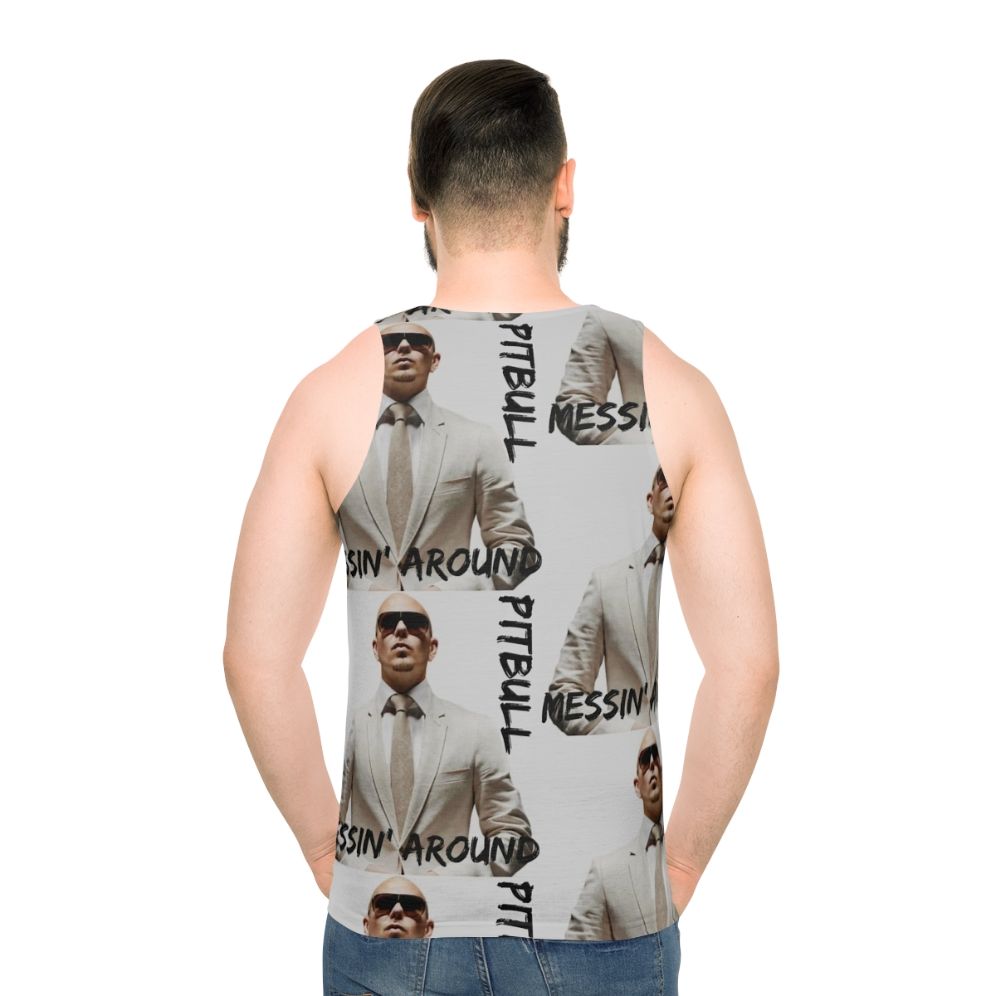 Pitbull Messin Around Unisex Tank Top