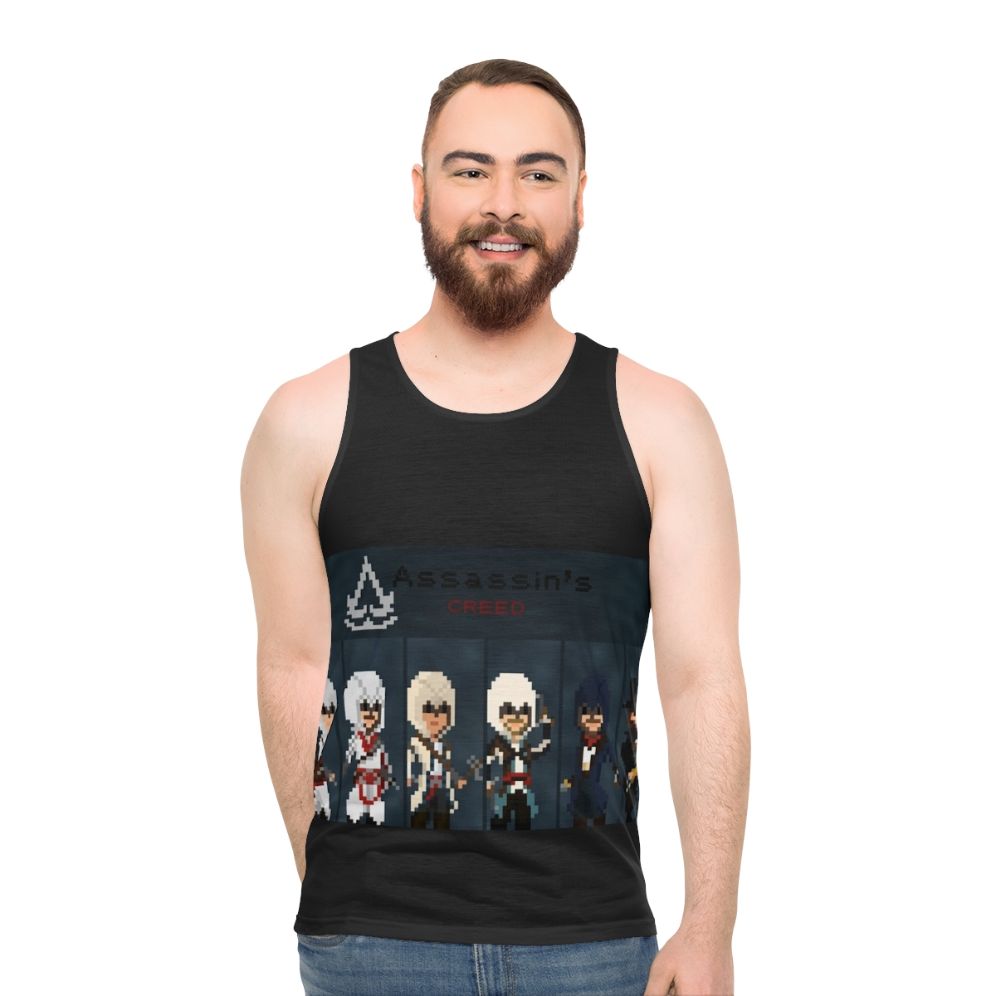 Pixel Assassin's Creed Unisex Tank Top