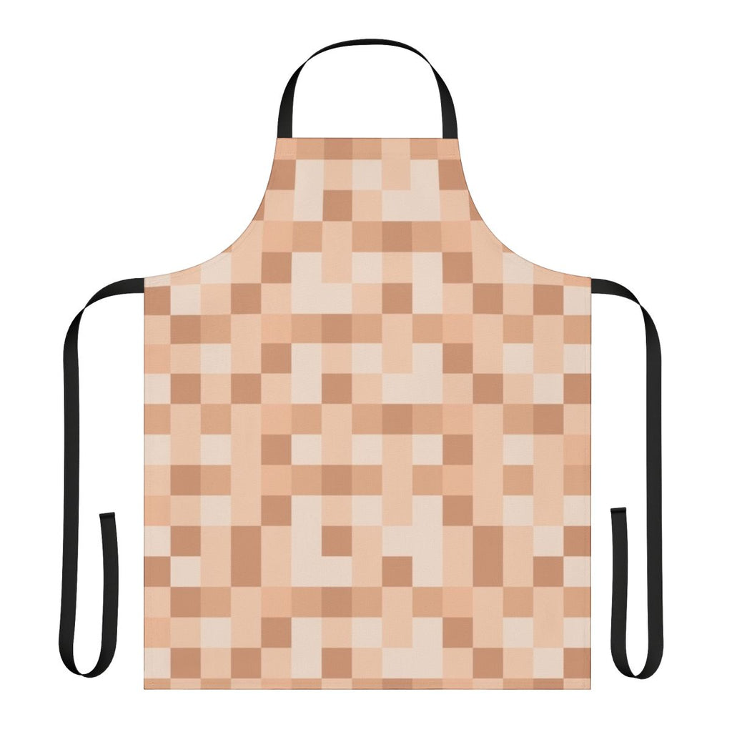 Pixelated apron with censored nudity design