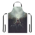 A stylish cooking apron featuring characters and imagery from the video game A Plague Tale: Requiem.