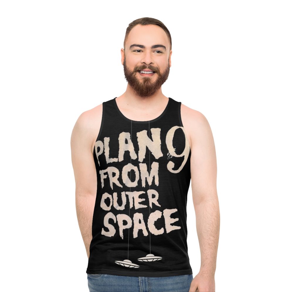 Unisex 'Plan 9 From Outer Space' Retro Cult Movie Tank Top