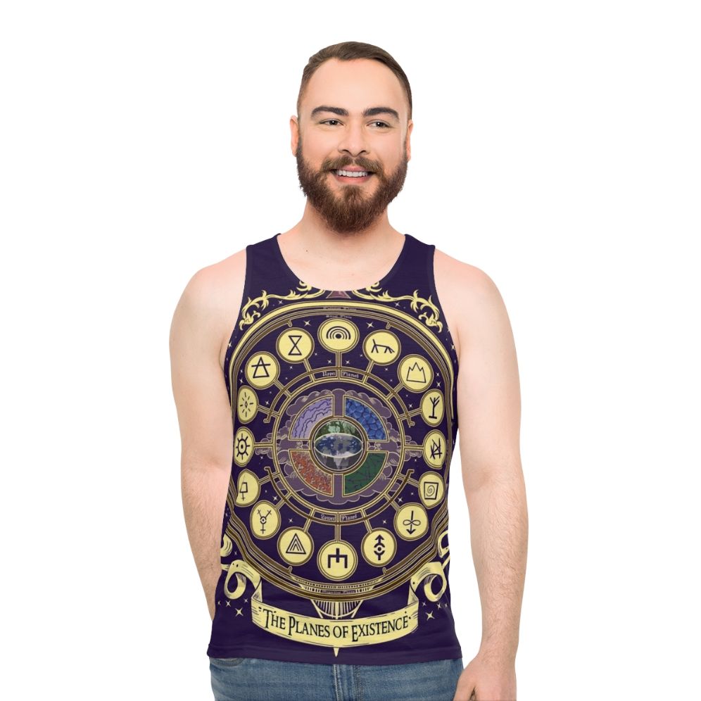 Planes of existence fantasy gaming tank top