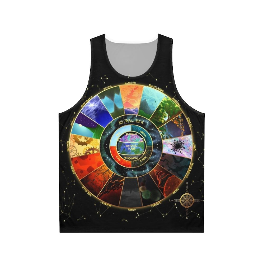 Planescape Map Unisex Tank Top