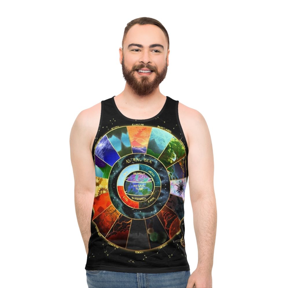 Planescape Map Unisex Tank Top