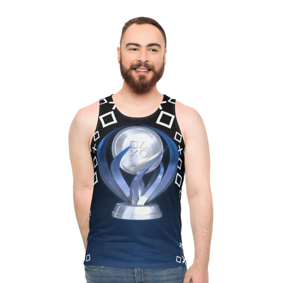 Platinum Trophy Unisex Gaming Tank Top