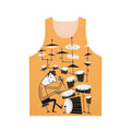 Unisex tank top with 'Play That Beat' graphic