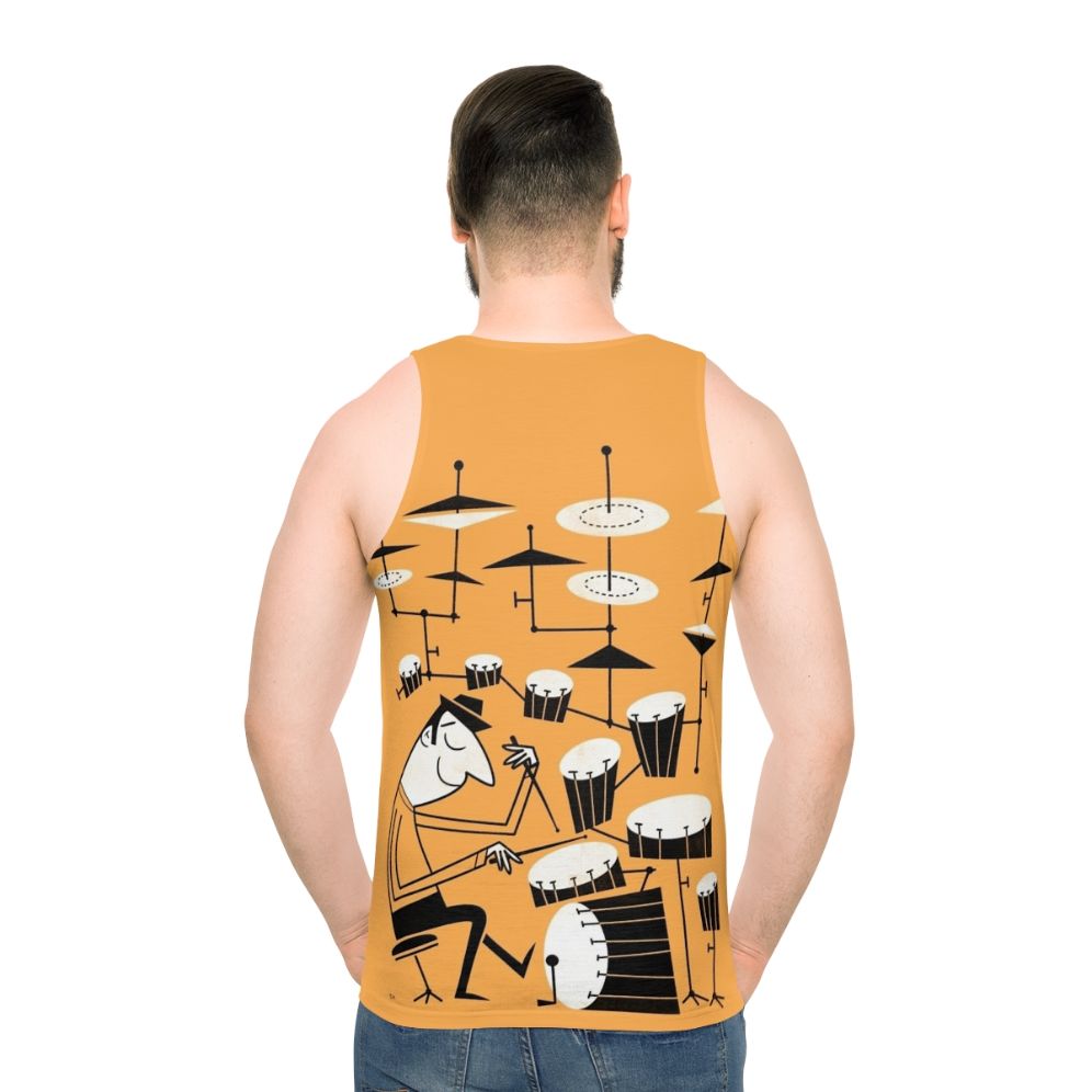 Unisex tank top with 'Play That Beat' graphic